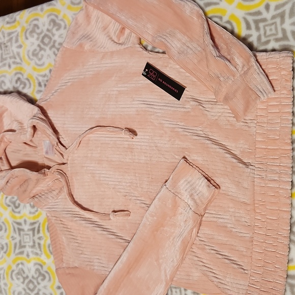 Y2k fitted Velour hoodie - Picture 2 of 6